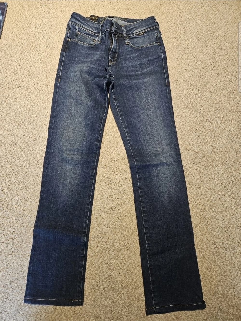 Mavi Women's Boot Cut Jeans in Dark Blue Wash